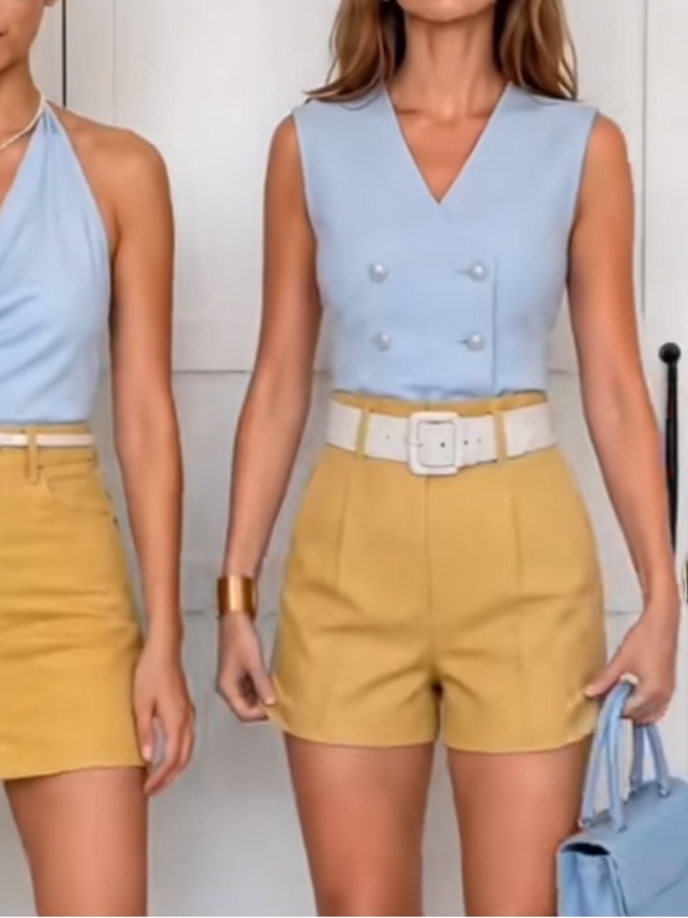 NYDJ  Mustard Denim Shorts